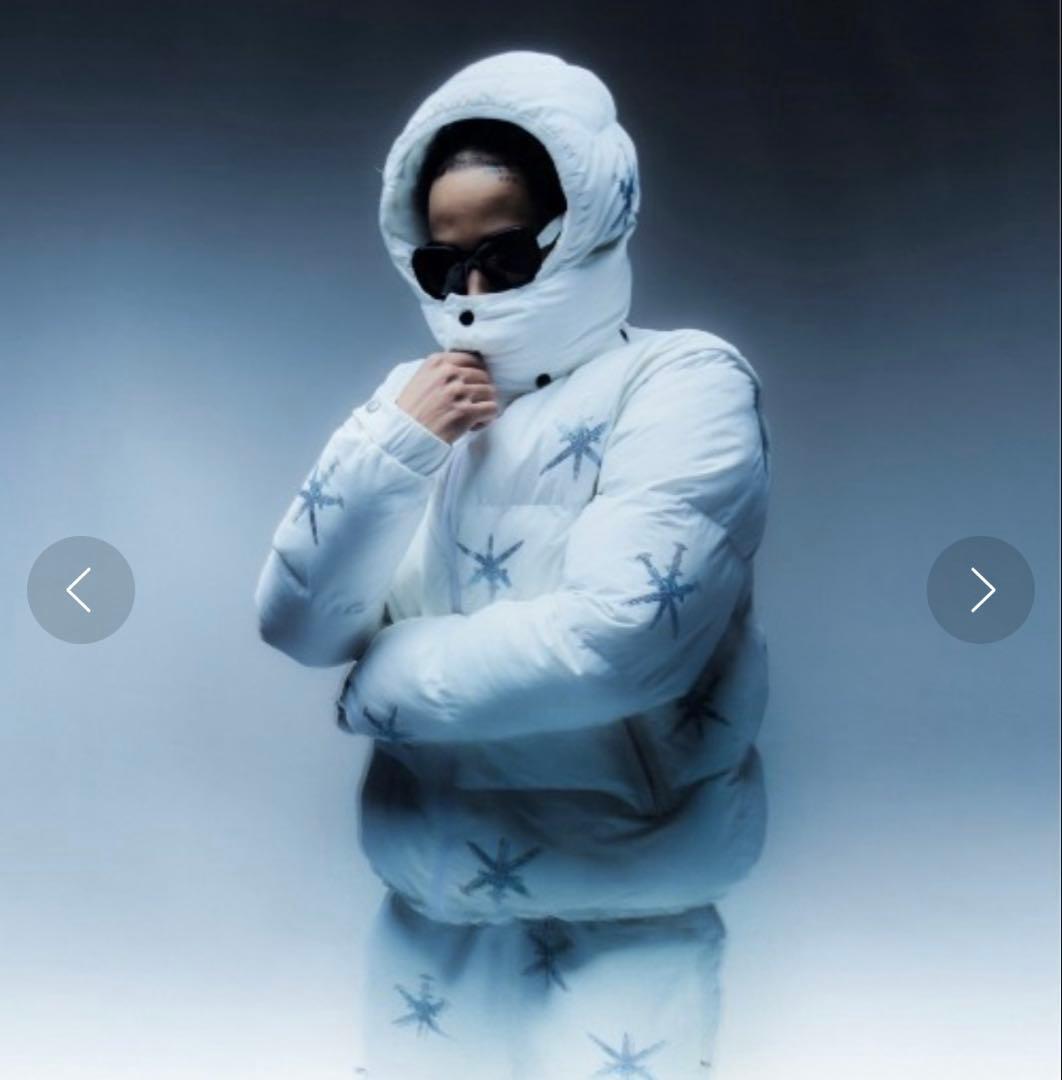 UNKNOWN LONDON ダウンジャケット ストーン付き