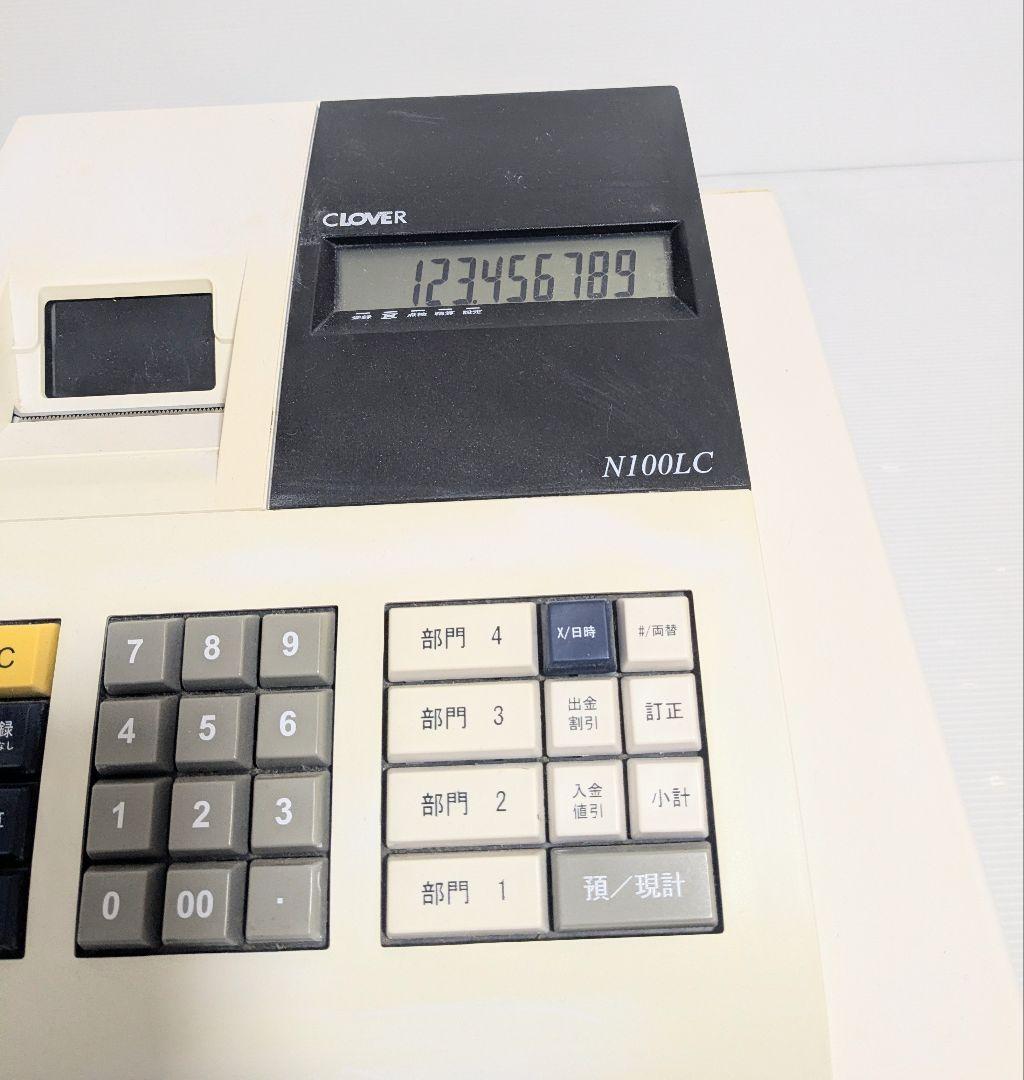 CLOVER N100LC　レジスター クローバー　電子レジスター