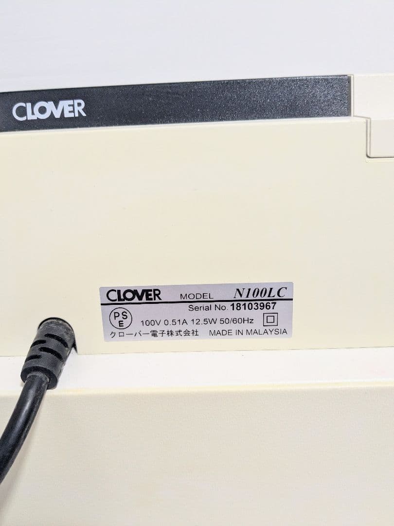 CLOVER N100LC　レジスター クローバー　電子レジスター
