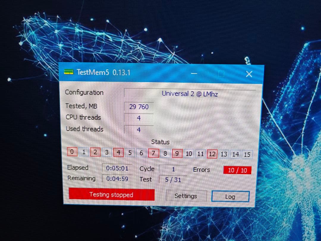 ジャンク 品CFD DDR4 3200 16GB×2枚組 メモリモジュール