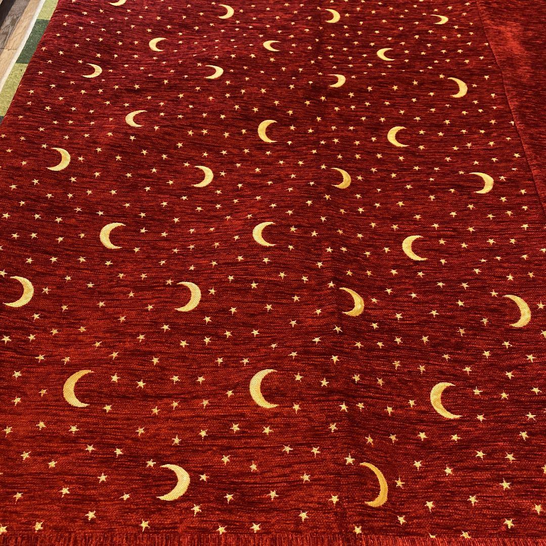 160*220cm マルチカバー cotton100% red