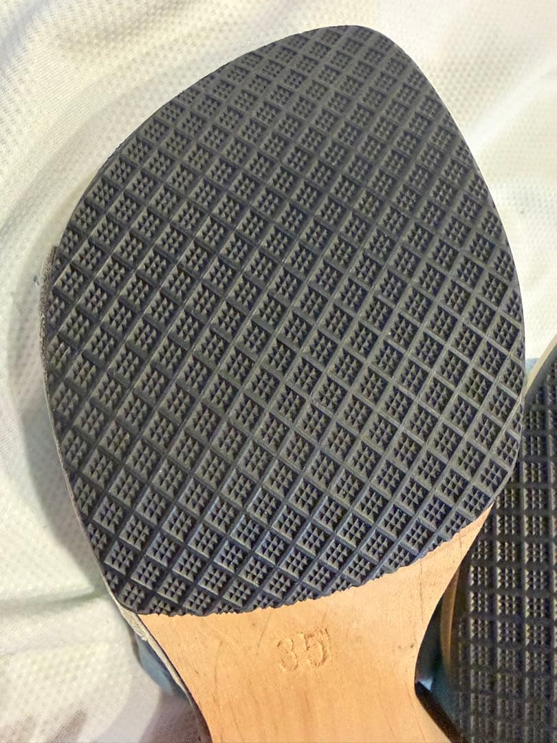 trippen 水色 レザーサンダル 35