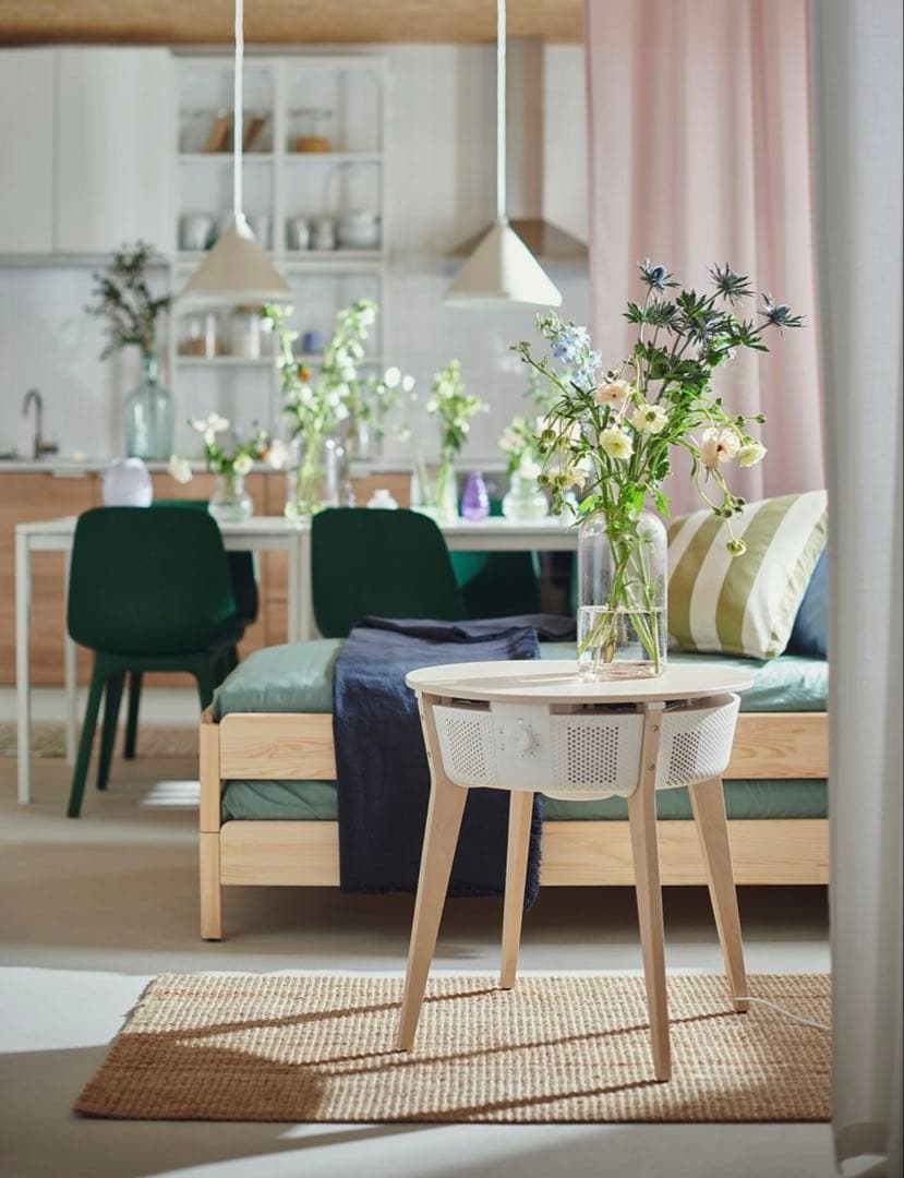 IKEA 空気清浄機　テーブル　ホワイト