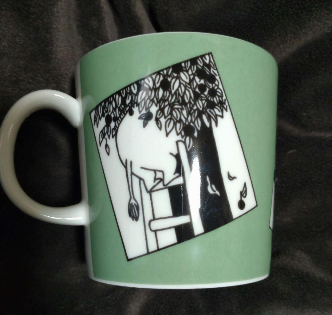 〘激レア〙美品・ムーミンマググリーン
