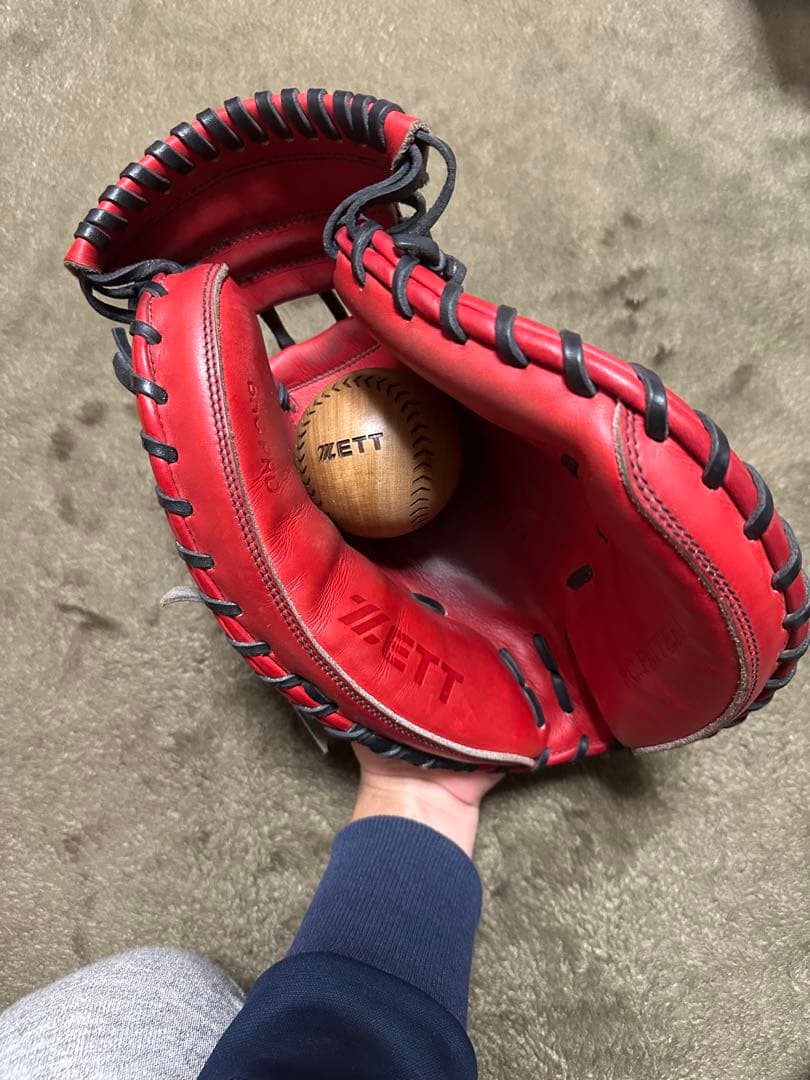 あや 貴重　日本製　オーダー品　ZETT プロステイタス 軟式ミット