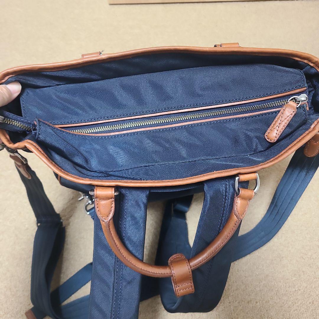 ラルフローレン ビジネスバッグ　トートバック　リュック　ナイロン　紺　2ウェイ