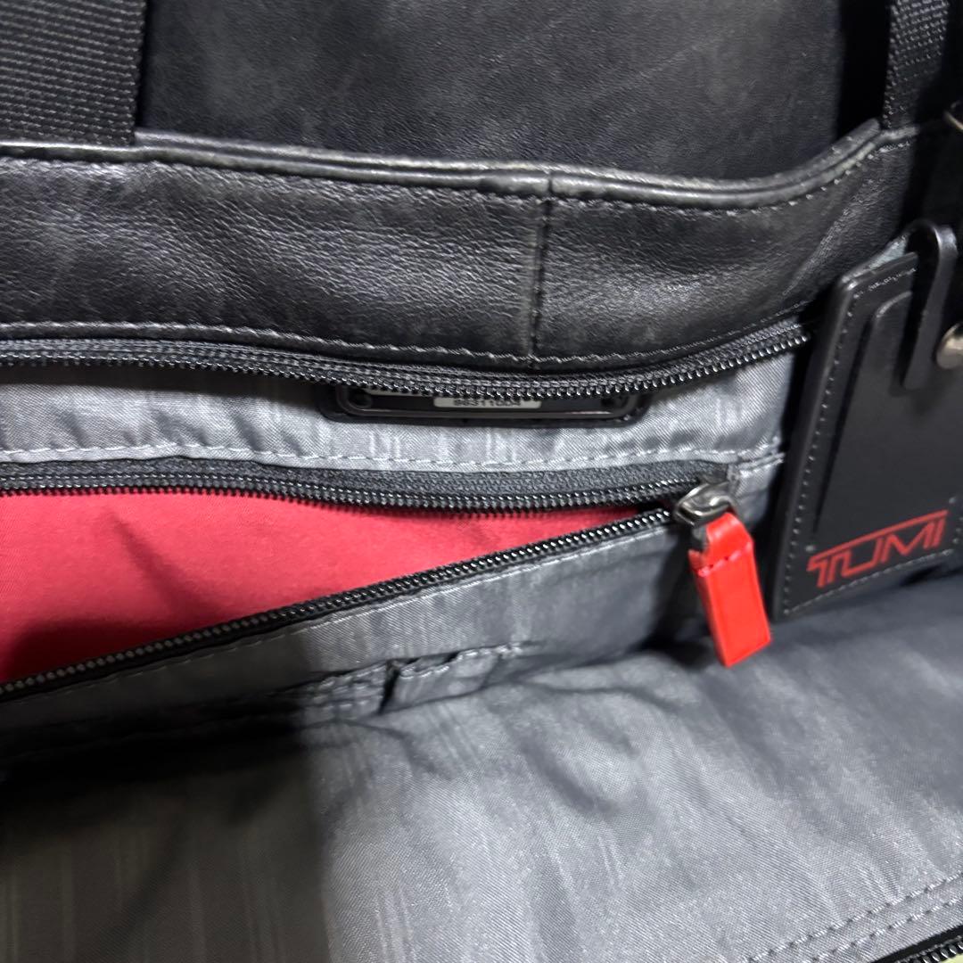 希少 TUMI 963110D4 オールレザー ビジネスバッグ 2way 黒