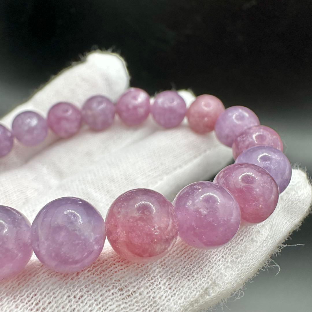 キラキラな輝き！！　マルチカラーレピドライト　ブレスレット④