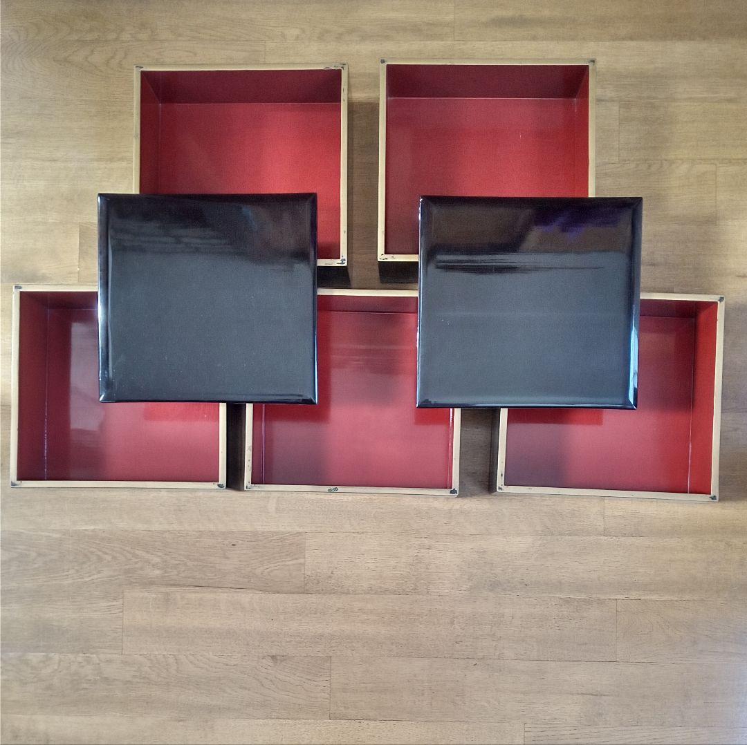 重箱　5段塗重箱　小物入