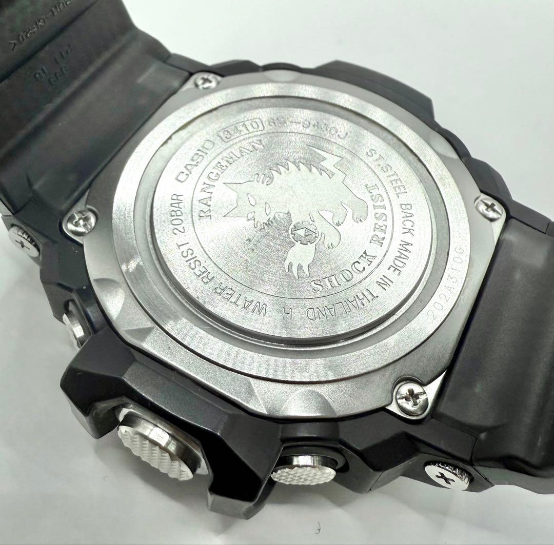 【美品】　CASIO G-SHOCK GW-9400-1JF レンジマン