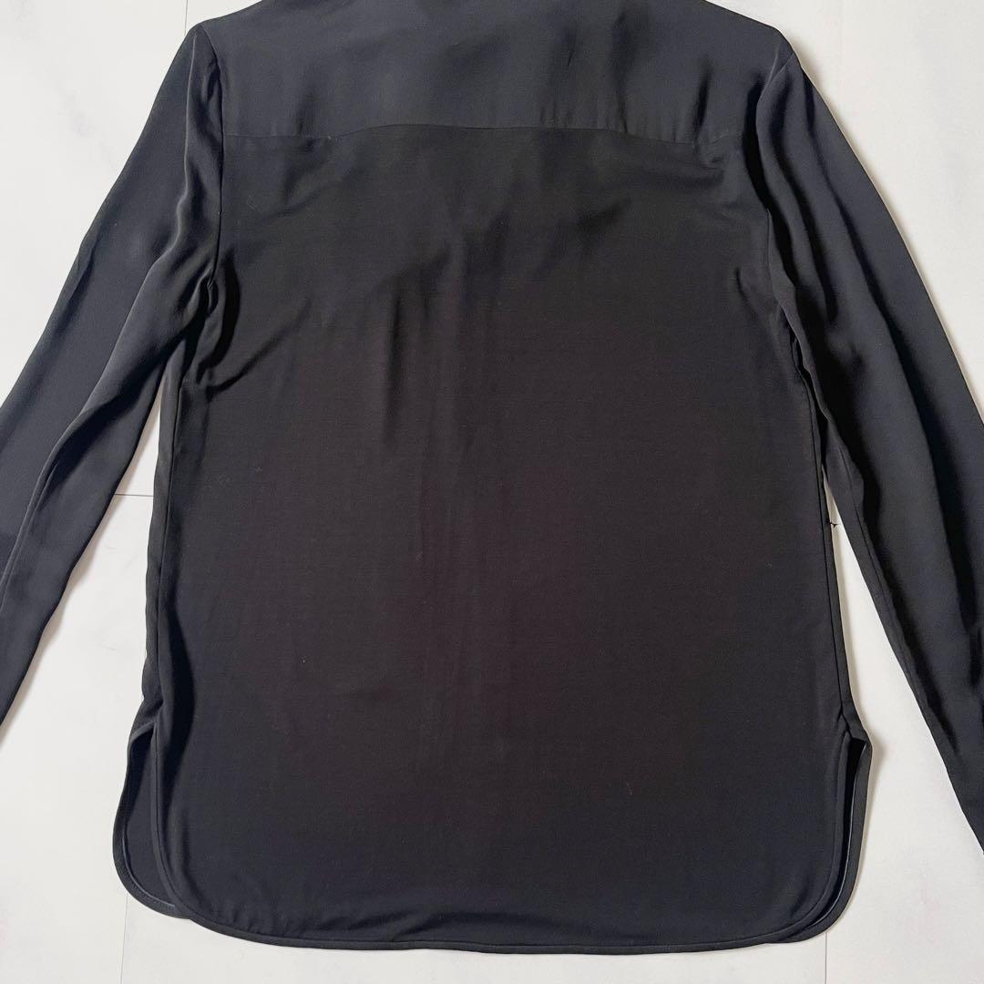 極美品 マックスマーラ ボウタイ ブラウス 白タグ とろみ素材 ストレッチ素材