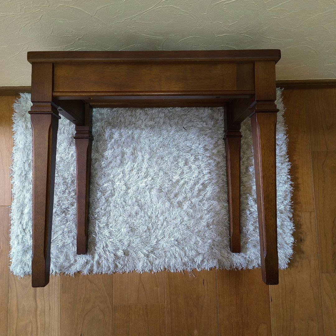 マルニ　地中海　ネスト/サイドテーブル　ブラウン木製　サイドテーブル