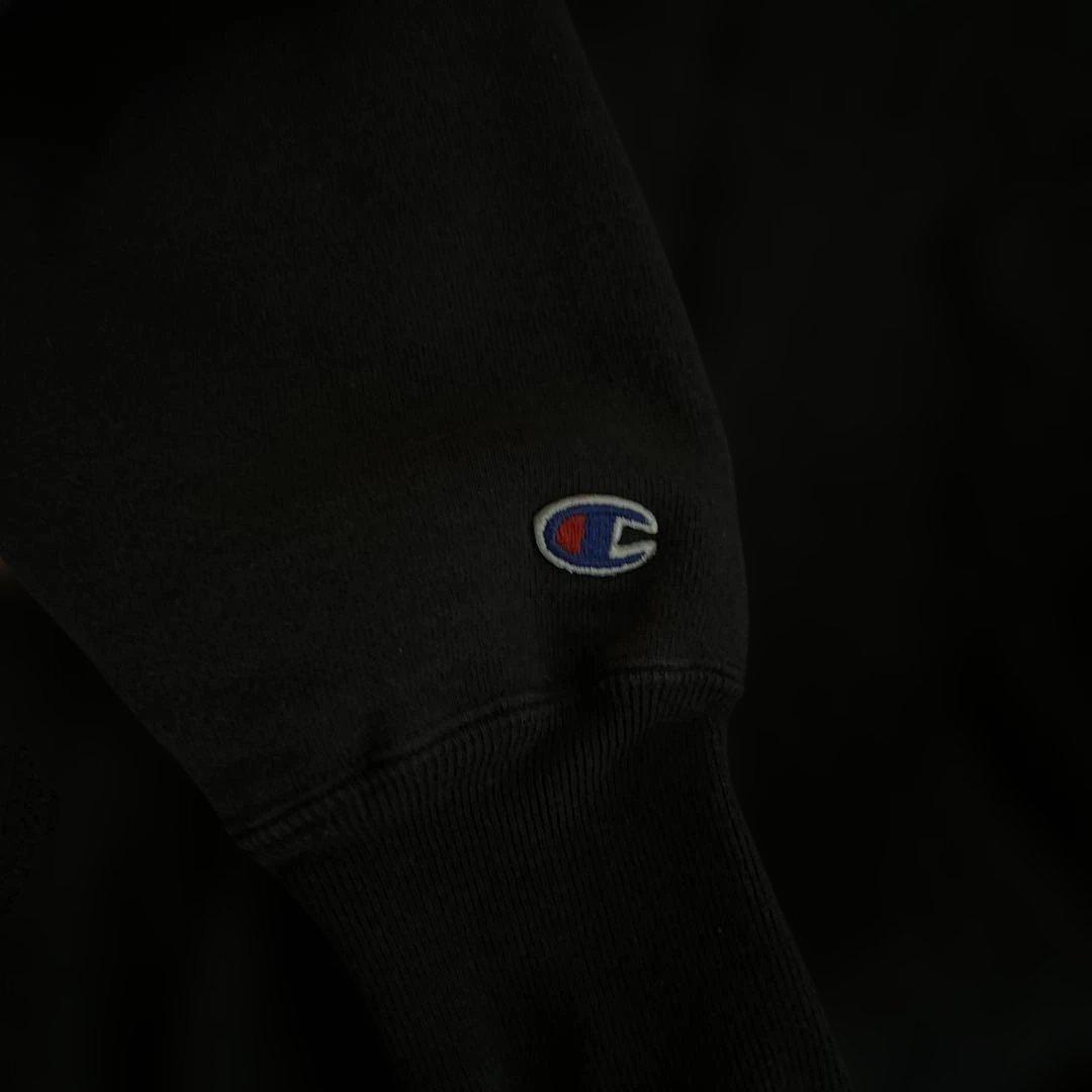 champion リバースウィーブ 目無し ブラック　アメリカ製 XXL 90s