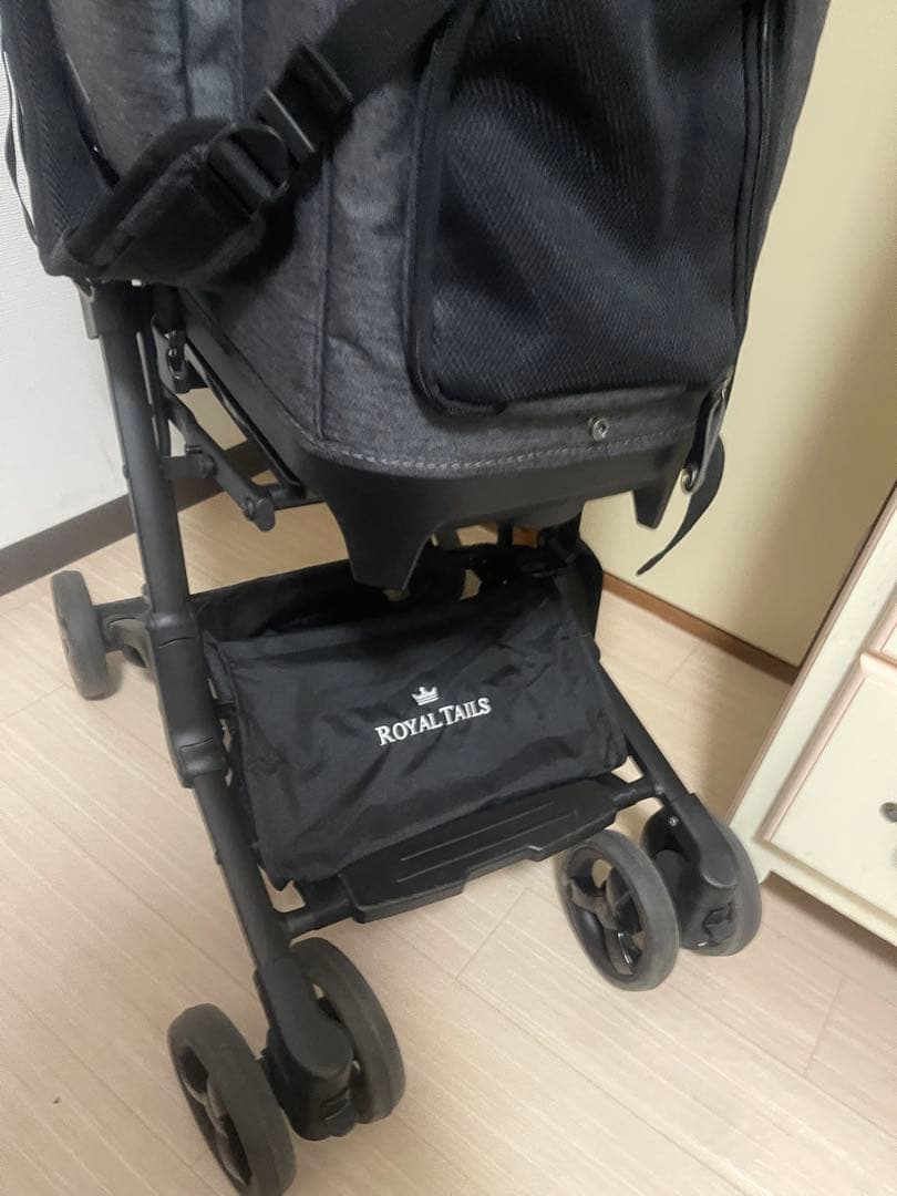 お値下げ済み　折りたたみペットカート グレー 7in1機能