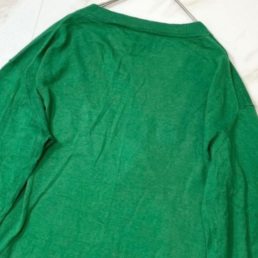 ヴィヴィアンウエストウッド レッドレーベル カーディガン コットンリネン 緑