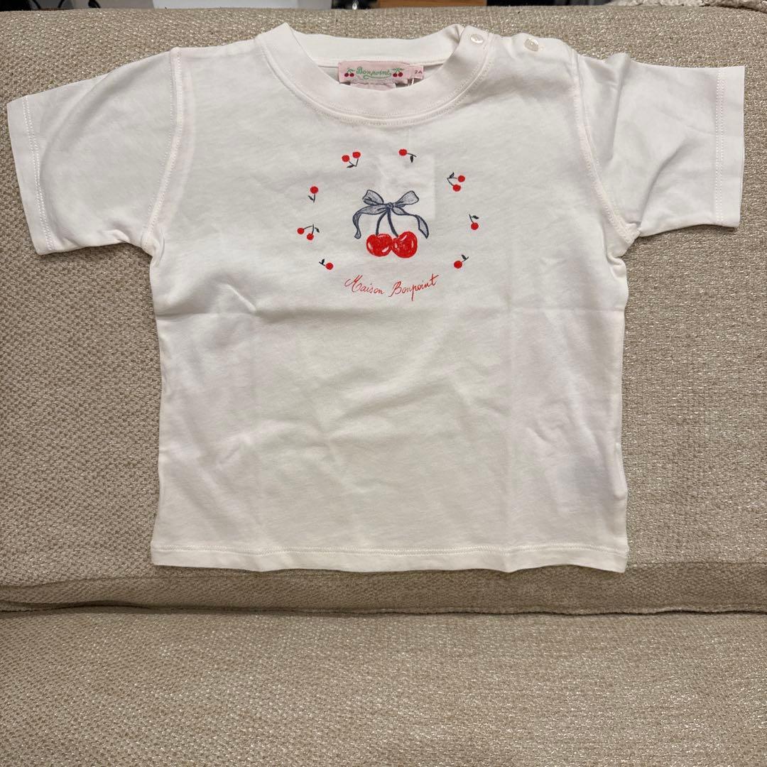 [なるみん✨断捨離] Bonpoint イラスト付きTシャツ2枚セット