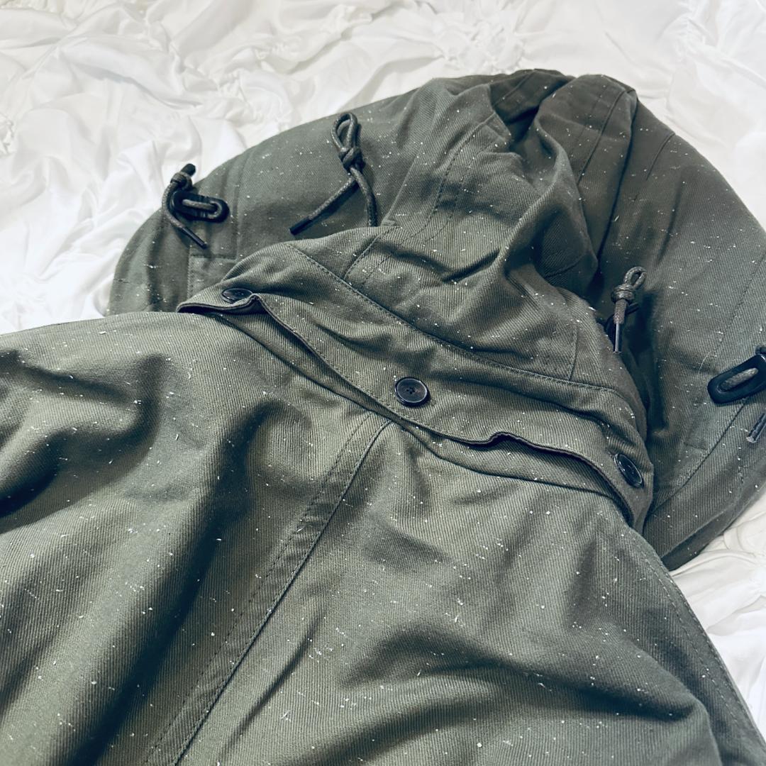 新品タグ付＊定価１４万円 とにかく暖かい♪デンハム モッズパーカー付コート