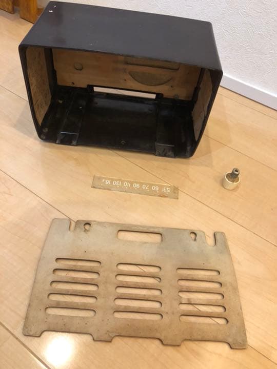 インテリア　アンティーク 骨董　ナショナル真空管ラジオ