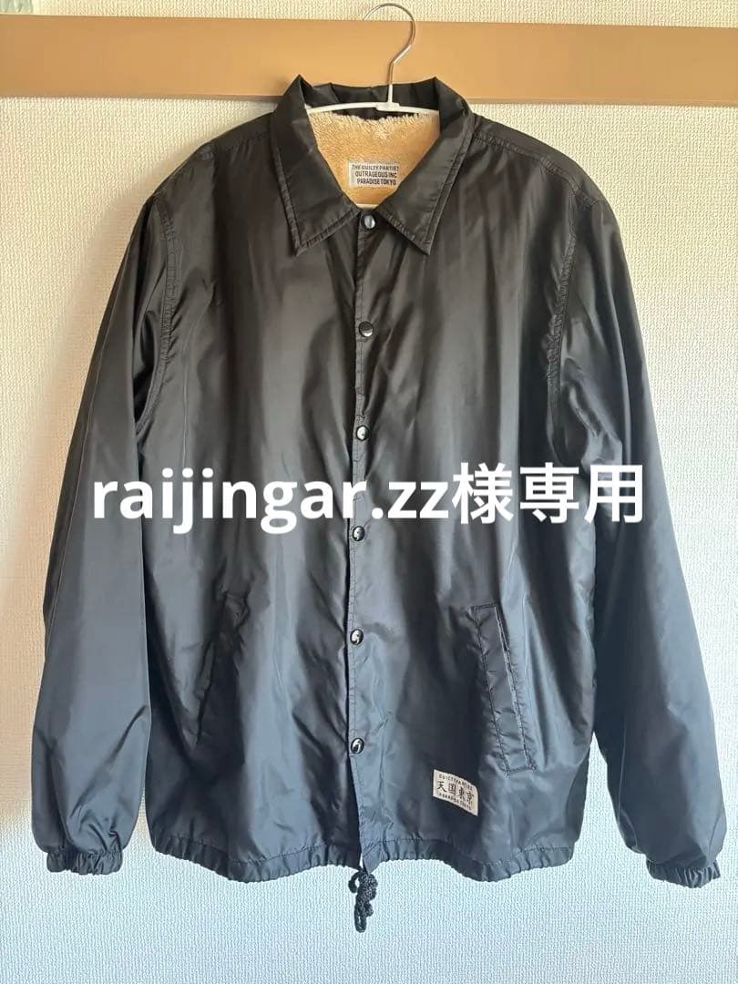 WACKOMARIA コーチジャケット　ナイロンジャケット ブラック