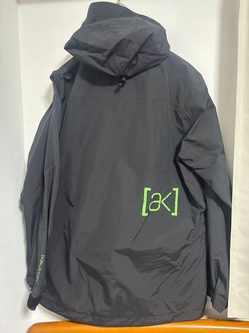 Burton [ak] スノーボードジャケット ブラック グリーン XL