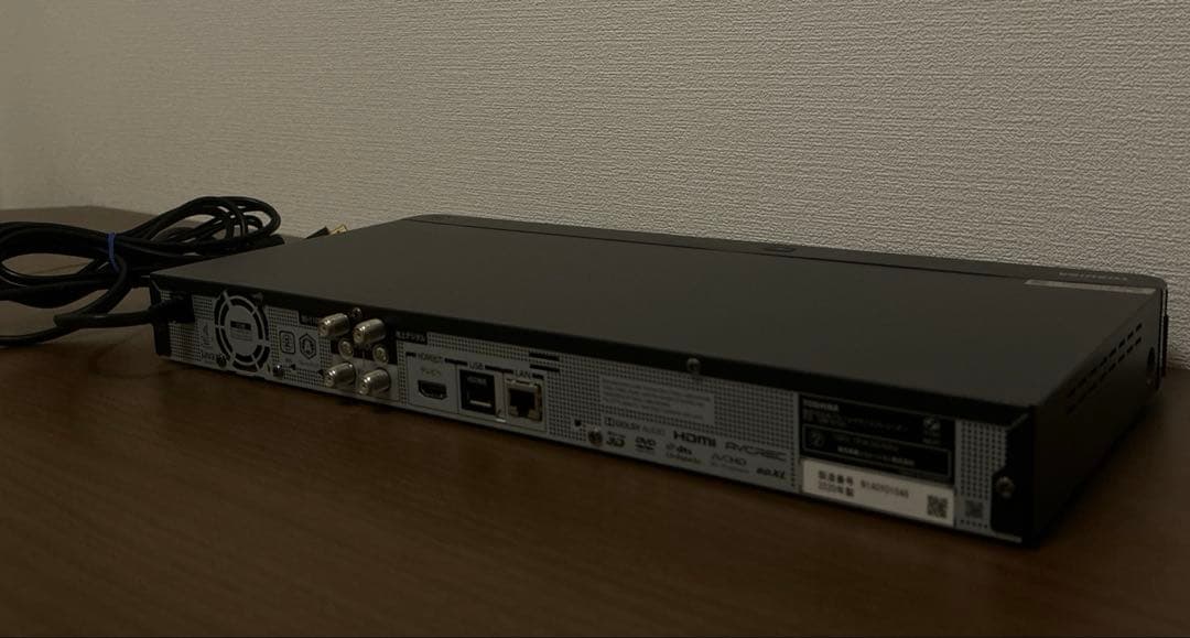 東芝W録画ブルーレイレコーダーDBRW509/2020年製