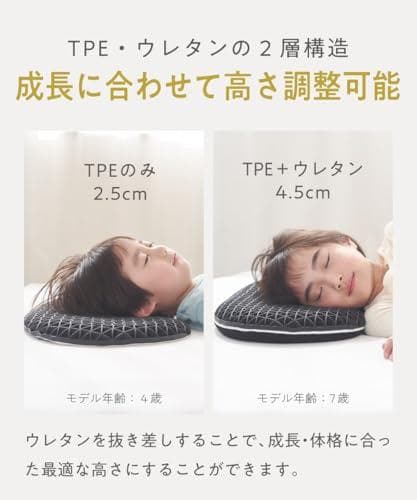 子ヒツジのいらない枕 子供用枕 枕 低め 子供 大人兼用 低い枕 ジュニア 睡*