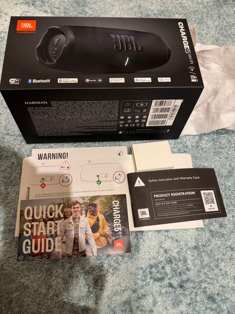 JBL Charge 5 Wi-Fi ワイヤレススピーカー