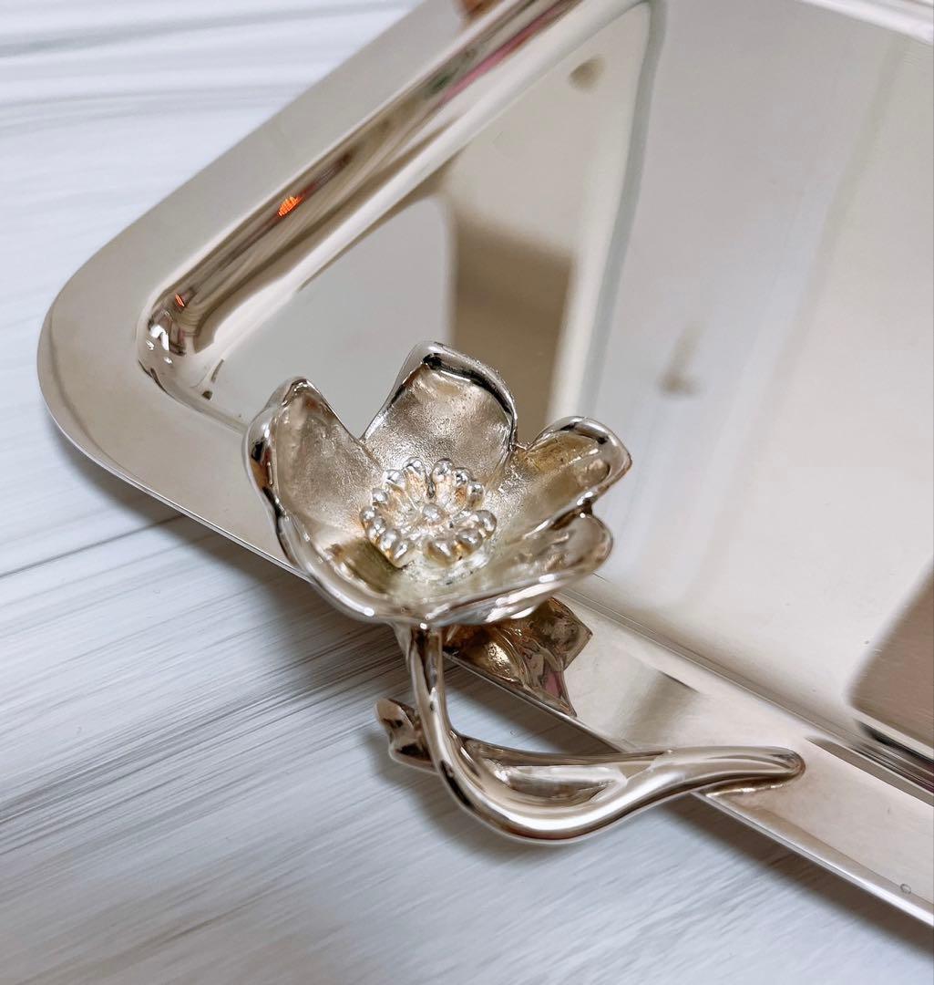 CHRISTOFLE クリストフル ベルエポック トレー 20×16cm