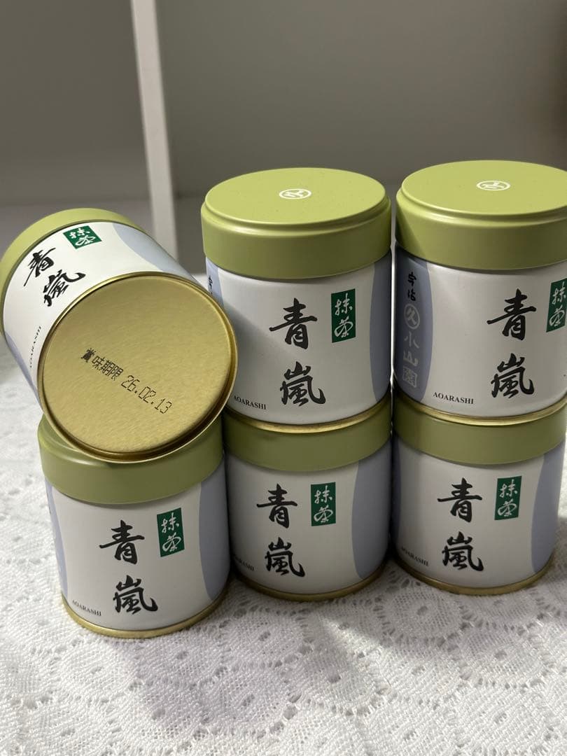丸久小山園　青嵐 抹茶 40g缶x6個