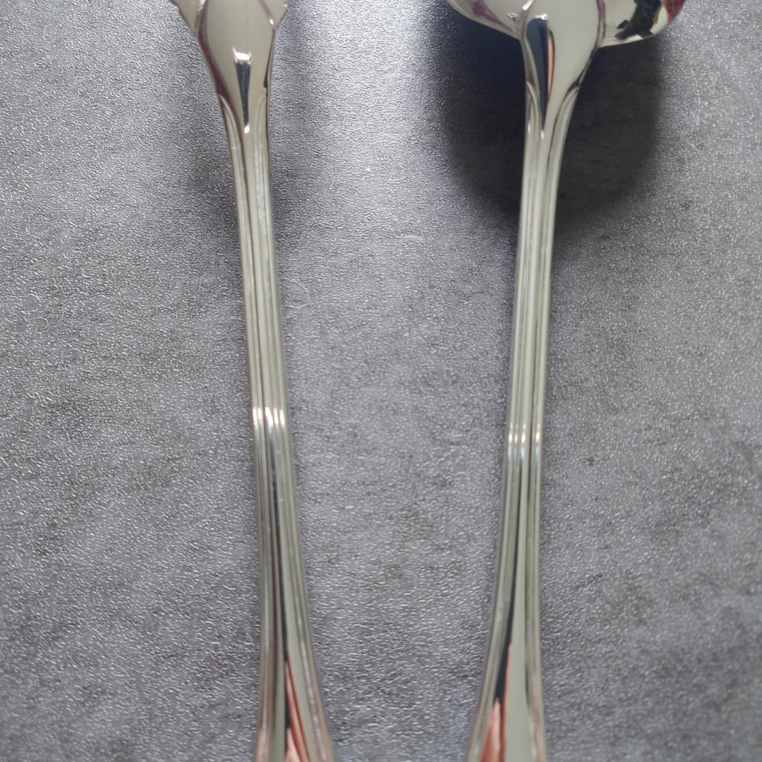 美品 クリストフル アルビ サービングフォーク サービングスプーン