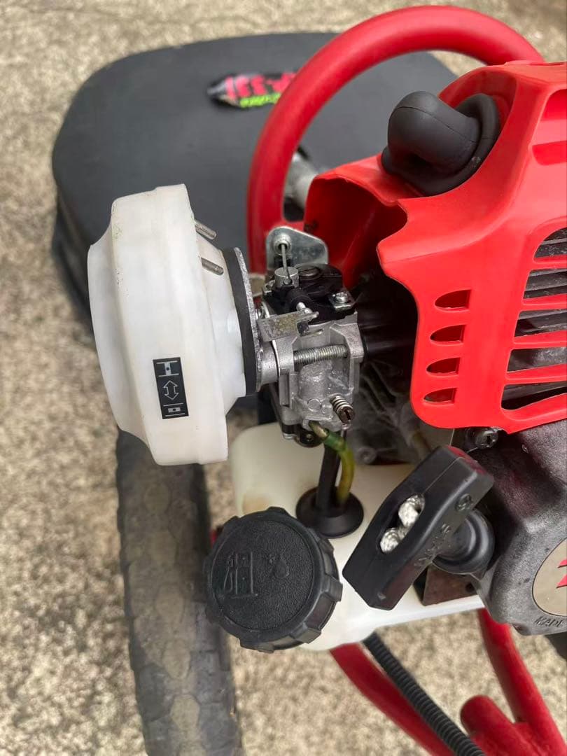 ニッカリ MP-331 手押し草刈り機　動作確認済み 動画あり (5627)