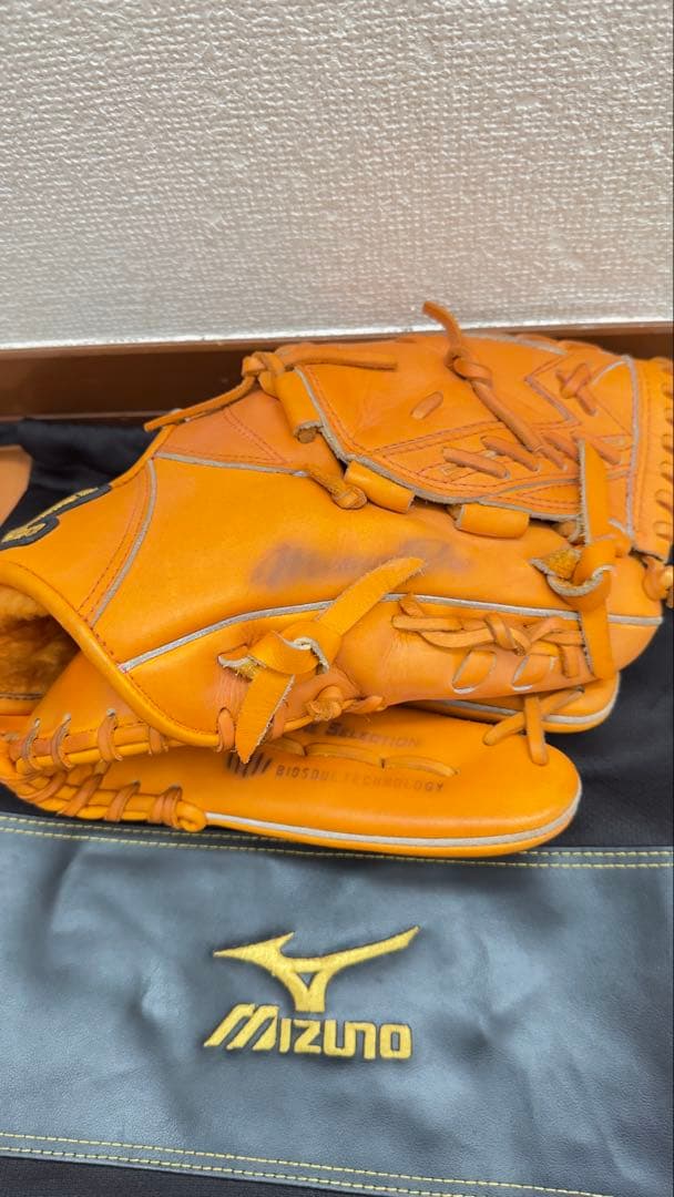 と*と様 Mizuno 軟式グローブ 専用ケース付き