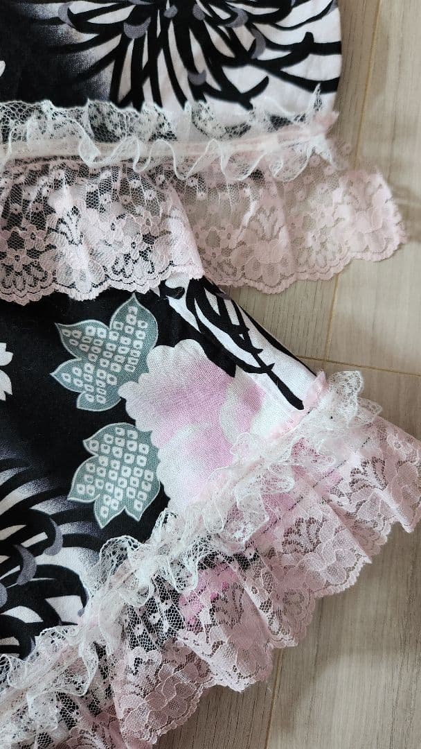 浴衣ドレス✨姫ギャル♡量産型♡地雷♡ふわ甘