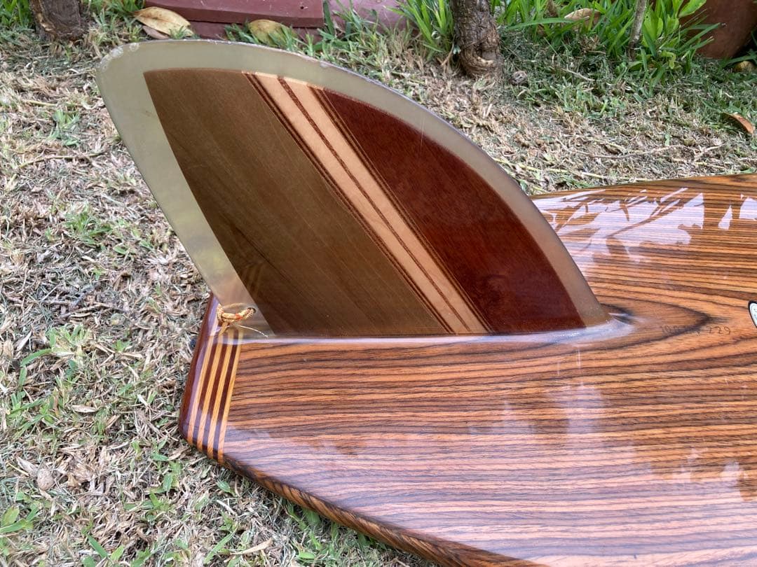 沖縄県本島手渡し限定　ベルジー　velzy ウッド　サーフボード　サーフテック