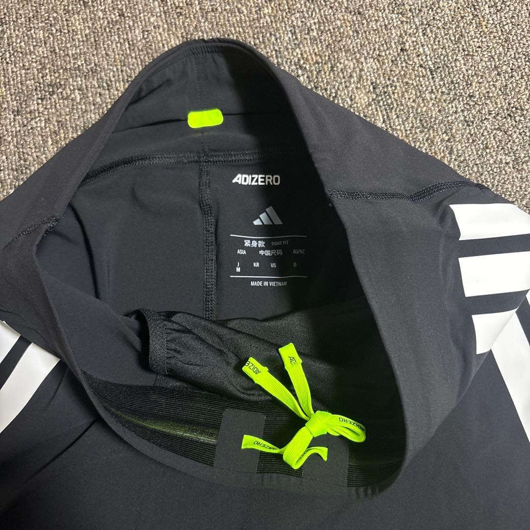 アディダス アディゼロ ランニングタイツ レギンス メンズ Mサイズ