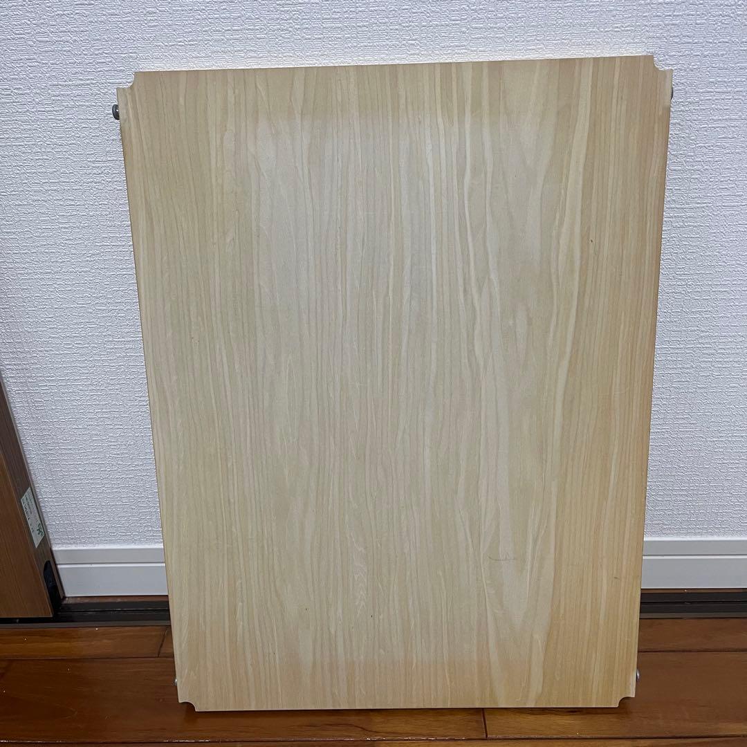 【無印良品】スチールユニットシェルフ　木製棚✖️グレー