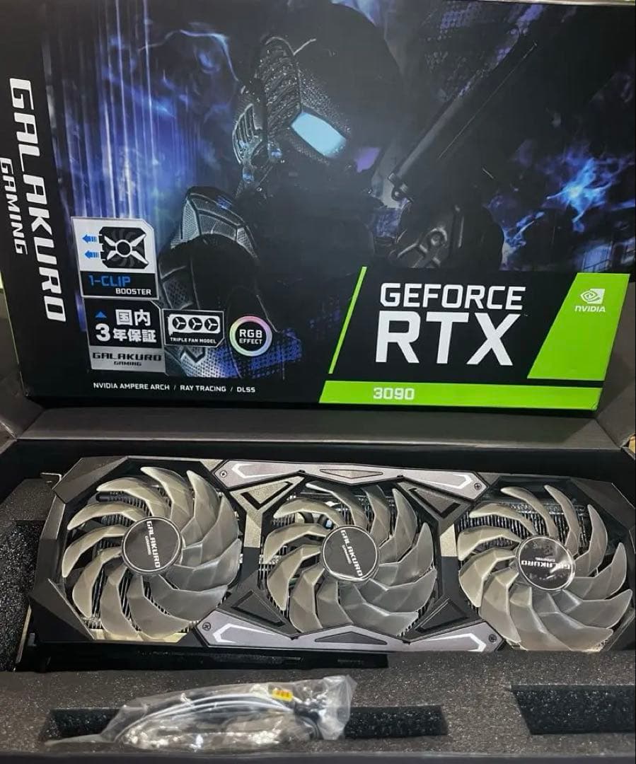 グラフィックボード・グラボ・ビデオカード GALAKURO GeForce RTX 3090 GALAX