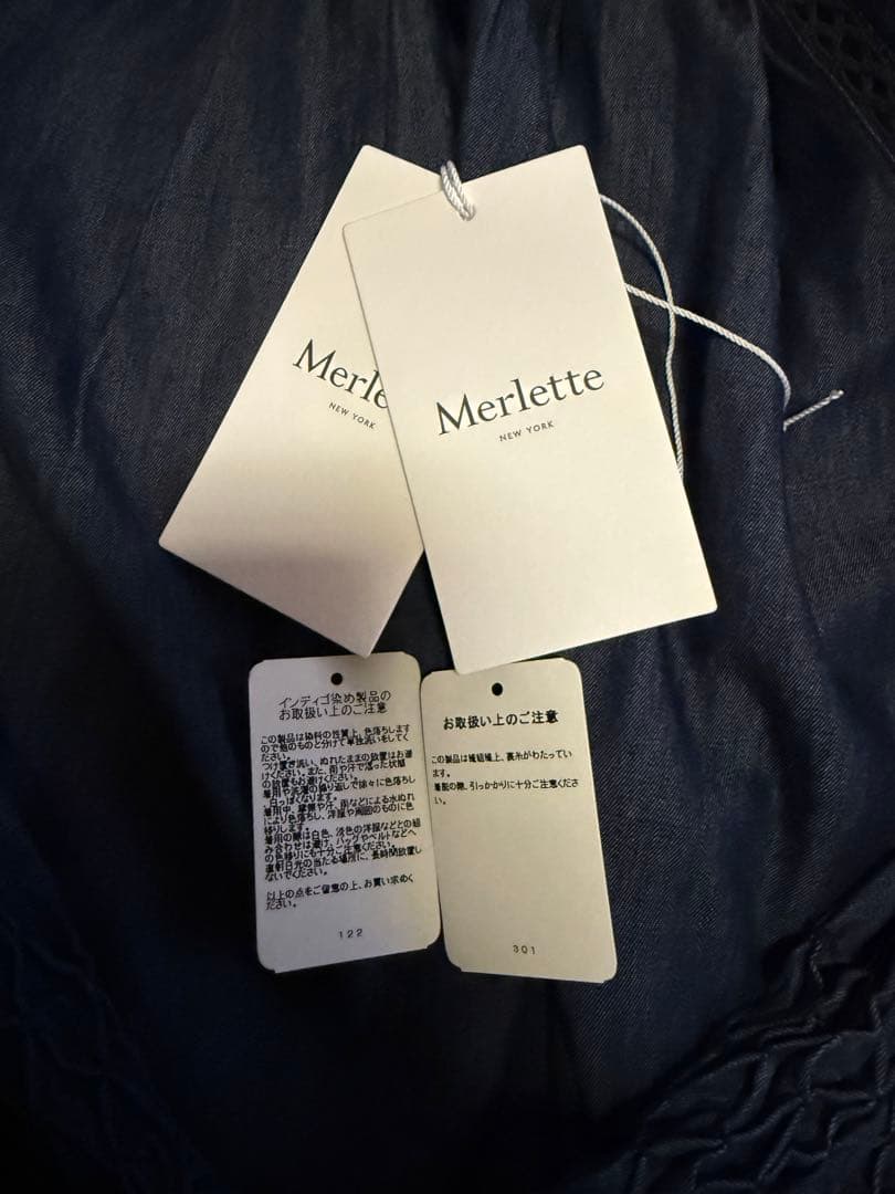 美品ロンハーマン別注マーレットmerletteTIANAデニムブラウスシャツS