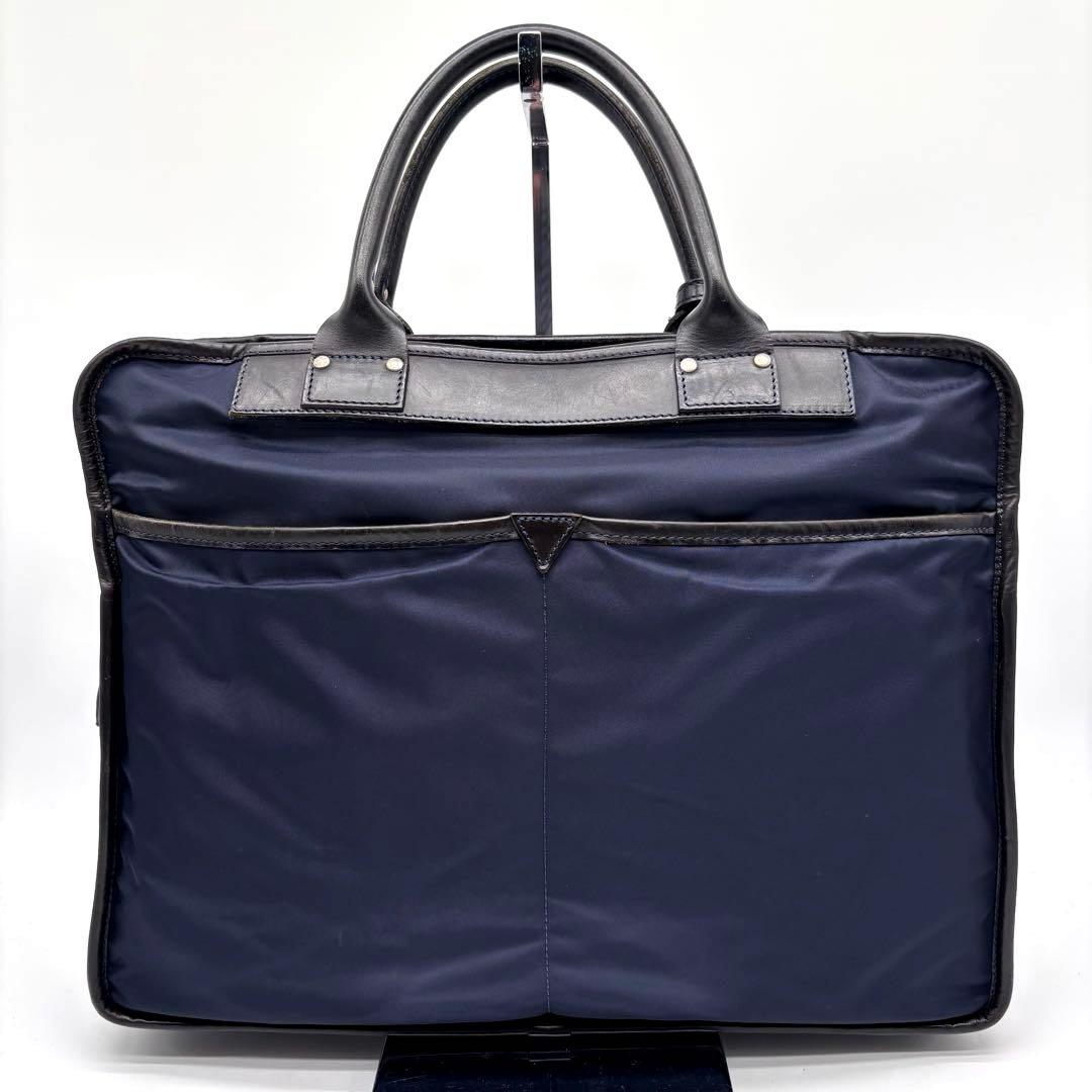 ✨良品✨フェリージ　ビジネスバッグ　レザー　ナイロン　8637/2