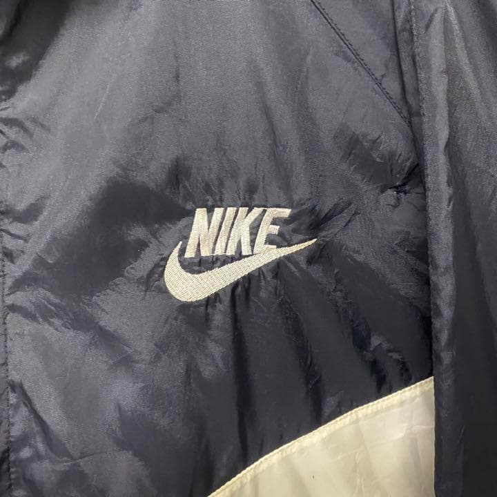 【激レア3XL☆EURO輸入90s】ナイキ ビッグスウッシュ ナイロンジャケット