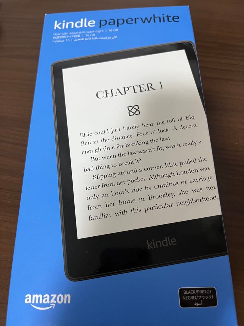 Kindle 16GB ブラック 6.8インチディスプレイ 色調調節ライト c