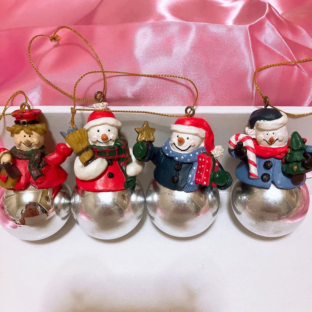 アメリカ購入❣️ヴィンテージクリスマスオーナメント❤️ペンギン サンタ 天使 くま