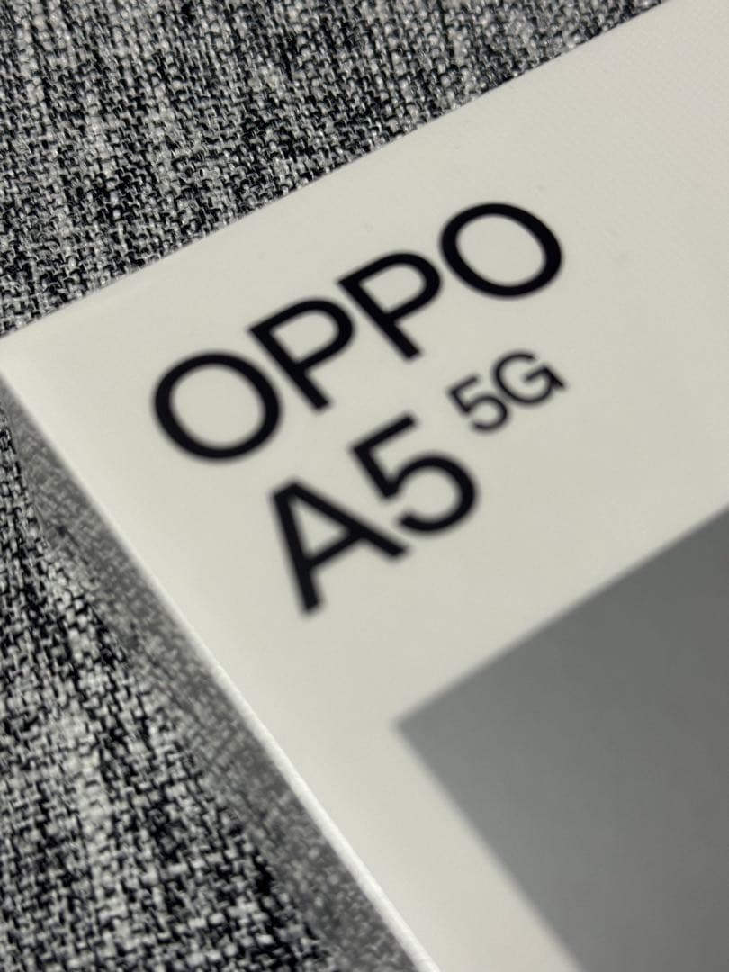 【新品未開封】OPPO A5 5G OPG06 ホワイト128GB SIMフリー