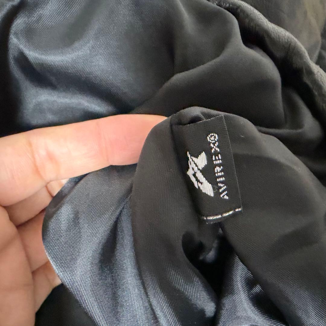 AVIREX USA ラムレザー ダウンジャケット 肉厚　廃盤