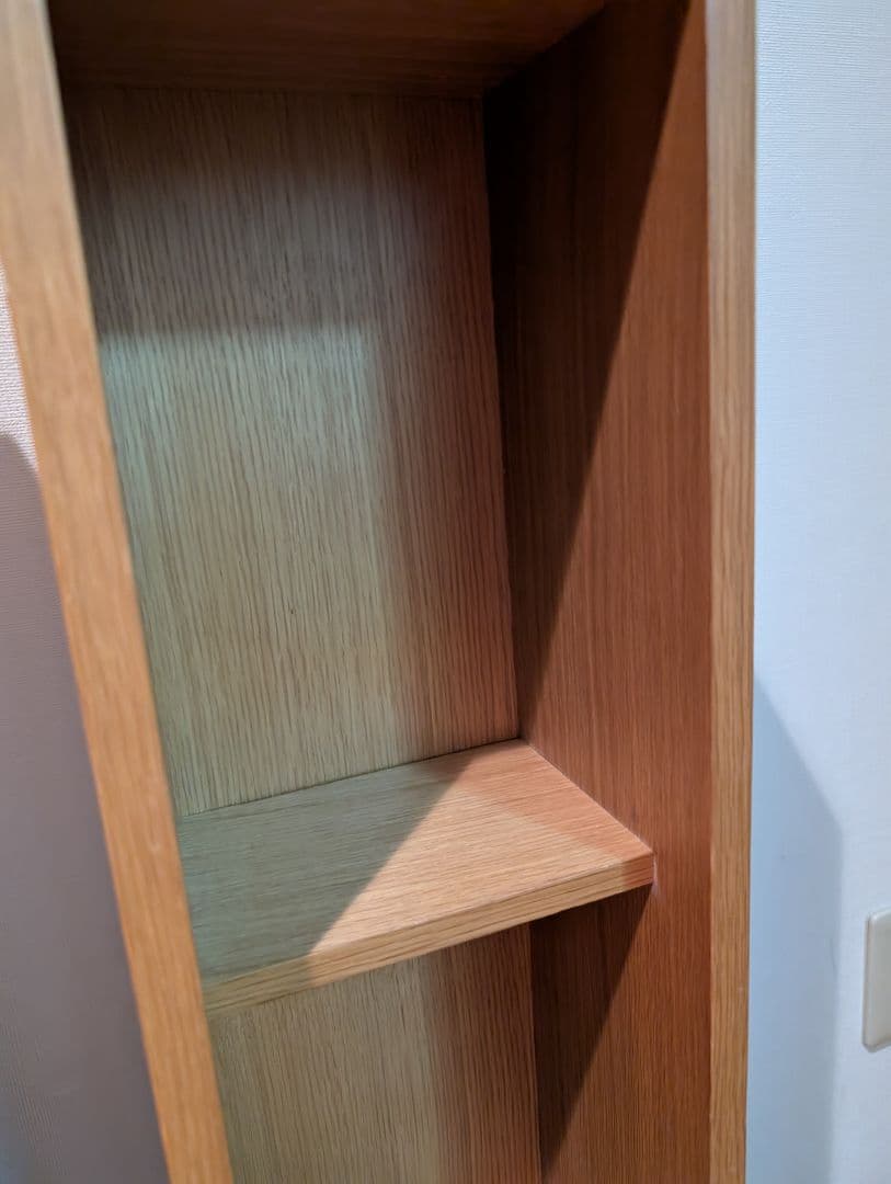 《送料込》無印良品 壁に付けられる家具箱 オーク 88 棚 シェルフ 収納木製