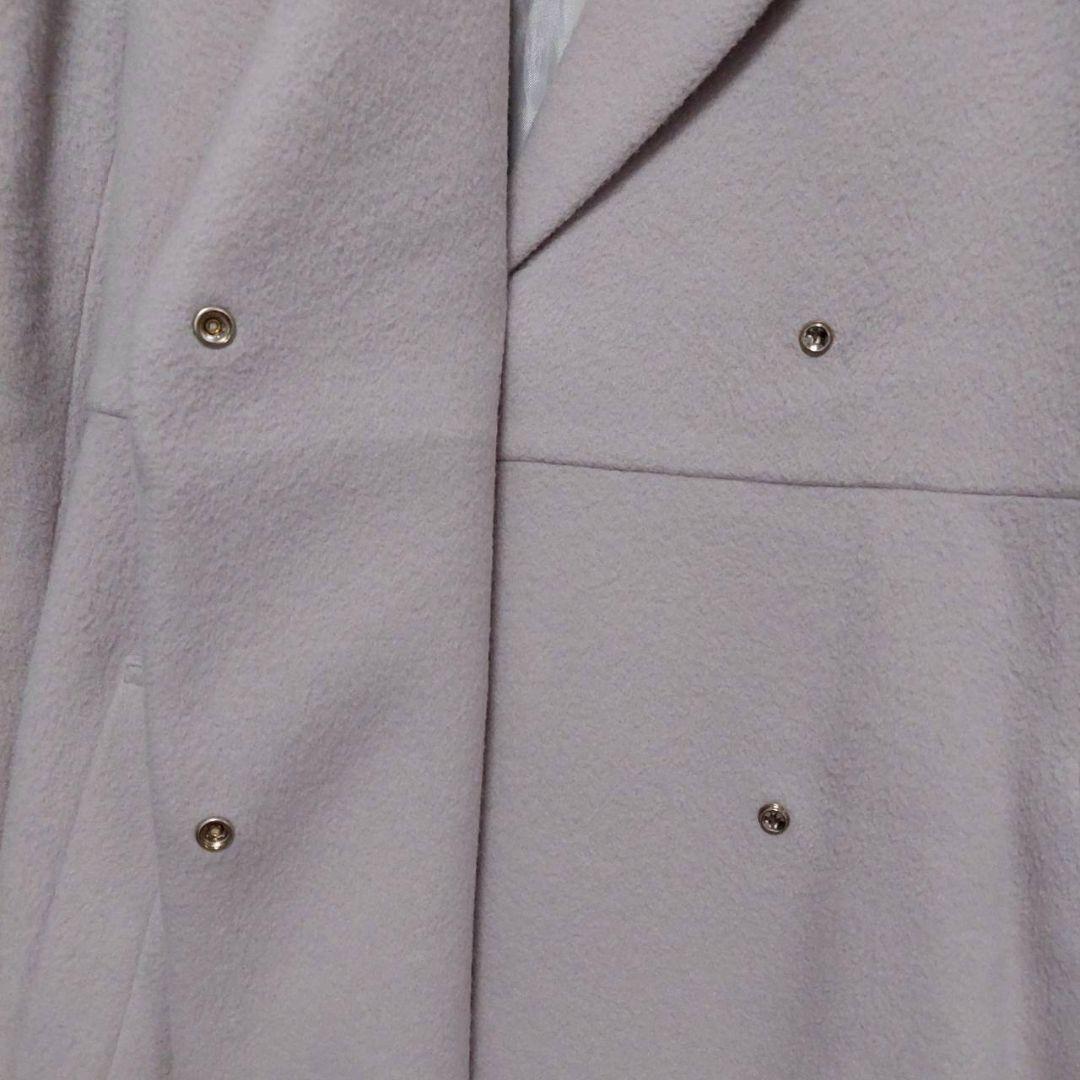 ジルバイジルスチュアート ロングコート M ピンク くすみ フォックスファー