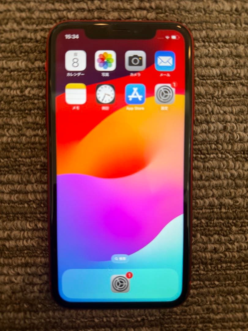 Apple iPhone XR レッド 本体 バッテリー最大容量85%