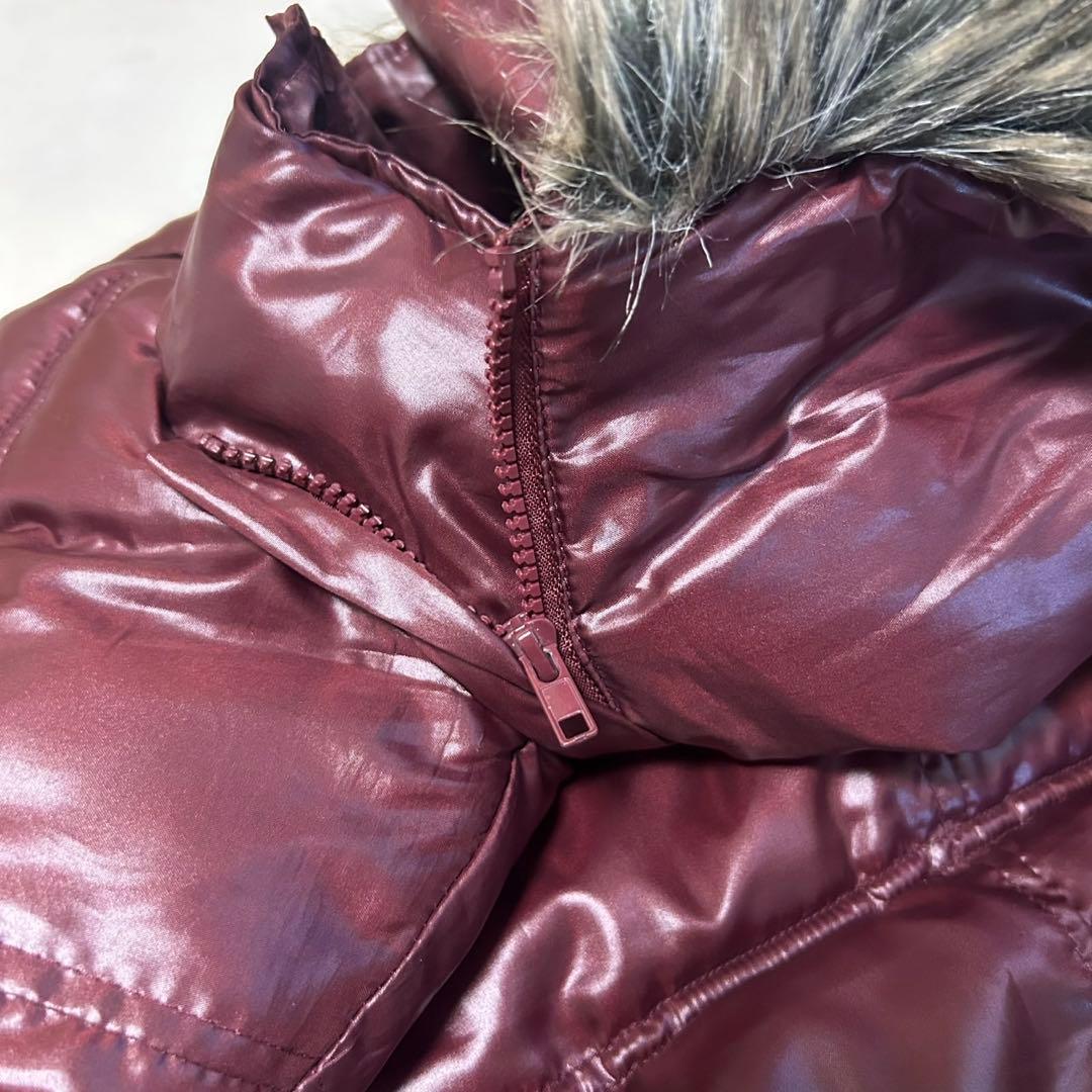 famock ファモック 中綿ダウンジャケット ファー フード サイズL y2k