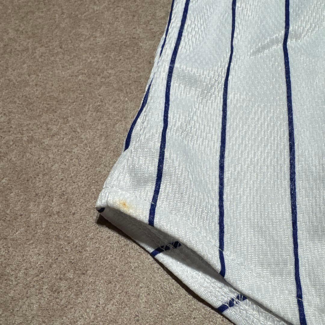 横浜ベイスターズ　多村仁志　ユニフォーム　ベースボールシャツ　野球　ストライプ