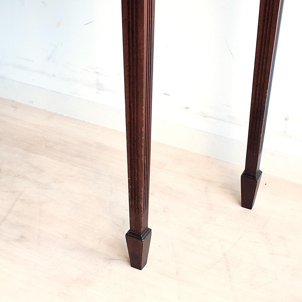 クラシカル マホガニー材 コンソールテーブル 細脚 アンティーク ZR24107